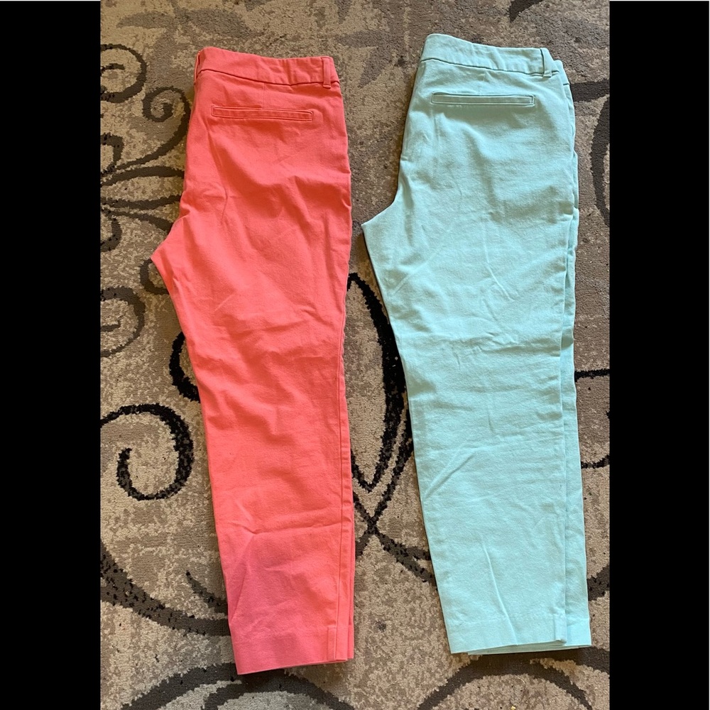 2/$20 TWO Pixie mid-rise AQUA and CORAL 🌸